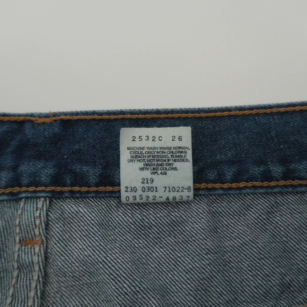 Levis 550 Relaxed Fit Tapered Leg Jeans Mens 35x28 Blue Medium Wash Denim